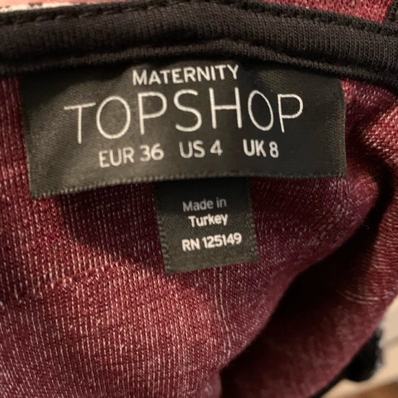 TOPSHOP Maternity Dress in Cute Pattern - Picture 4 of 4